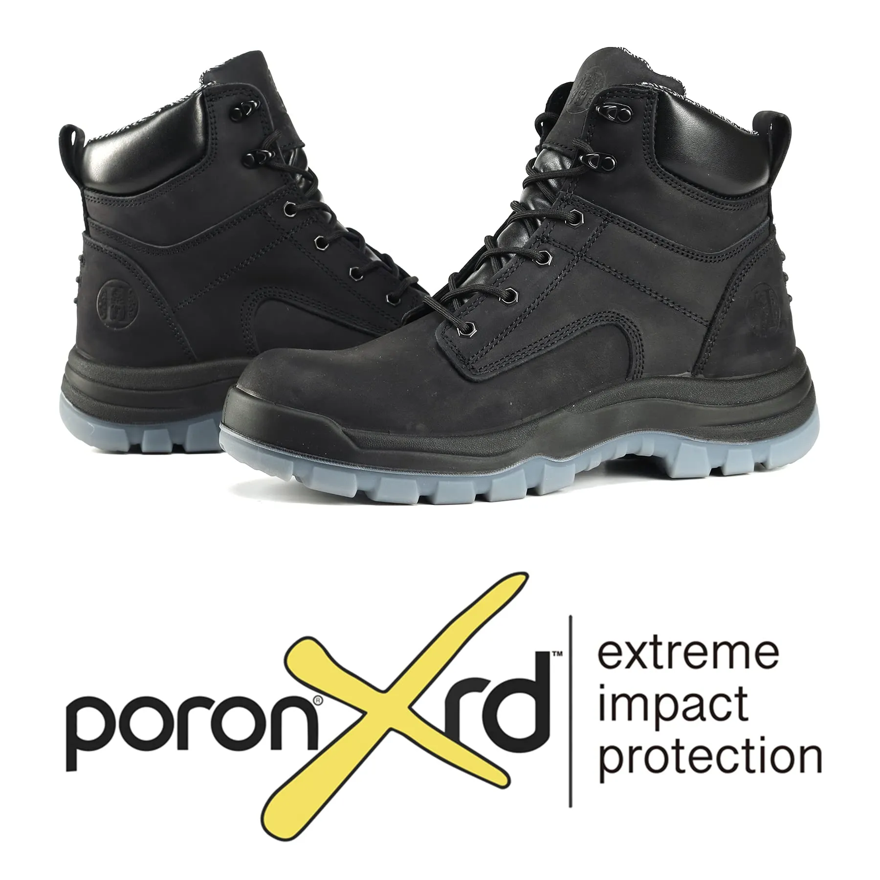 80N01BK/81N01BK Men's 6" Soft Toe / Composite Toe Slip Resistant Water Resistant Anti-puncture Work Boots Durable
