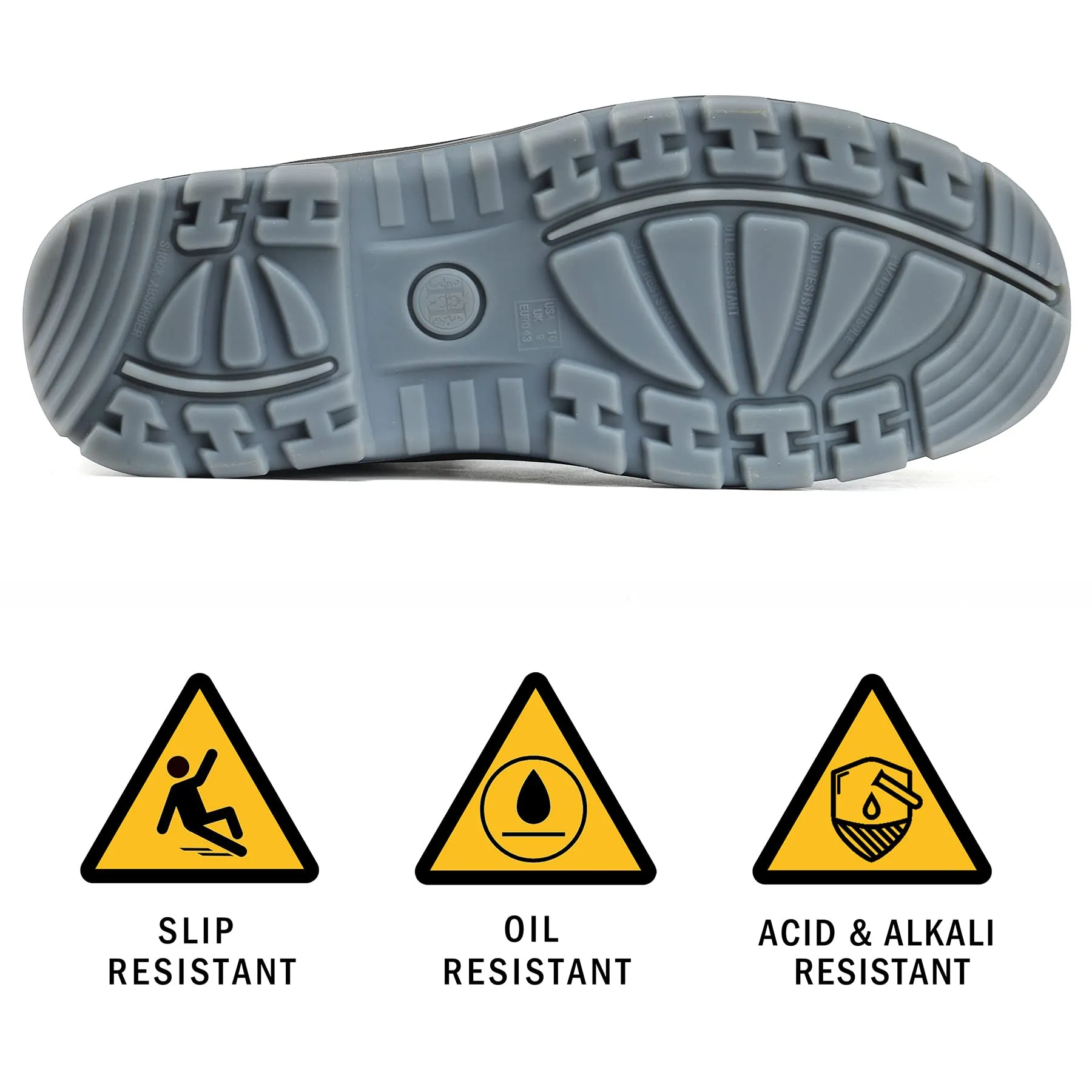 80N01BK/81N01BK Men's 6" Soft Toe / Composite Toe Slip Resistant Water Resistant Anti-puncture Work Boots Durable