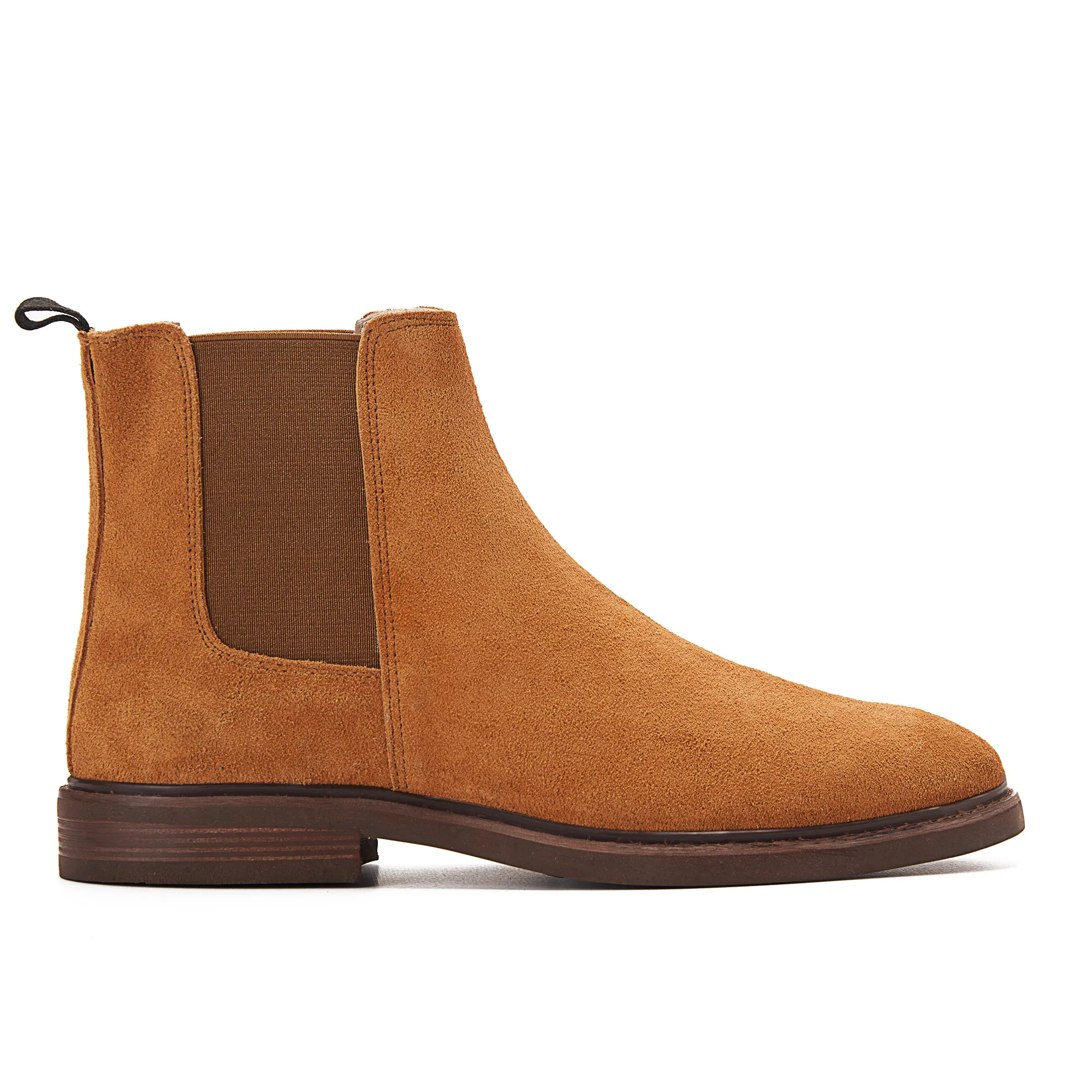Achilles Signature Premium Suede Chelsea Boots - Havana