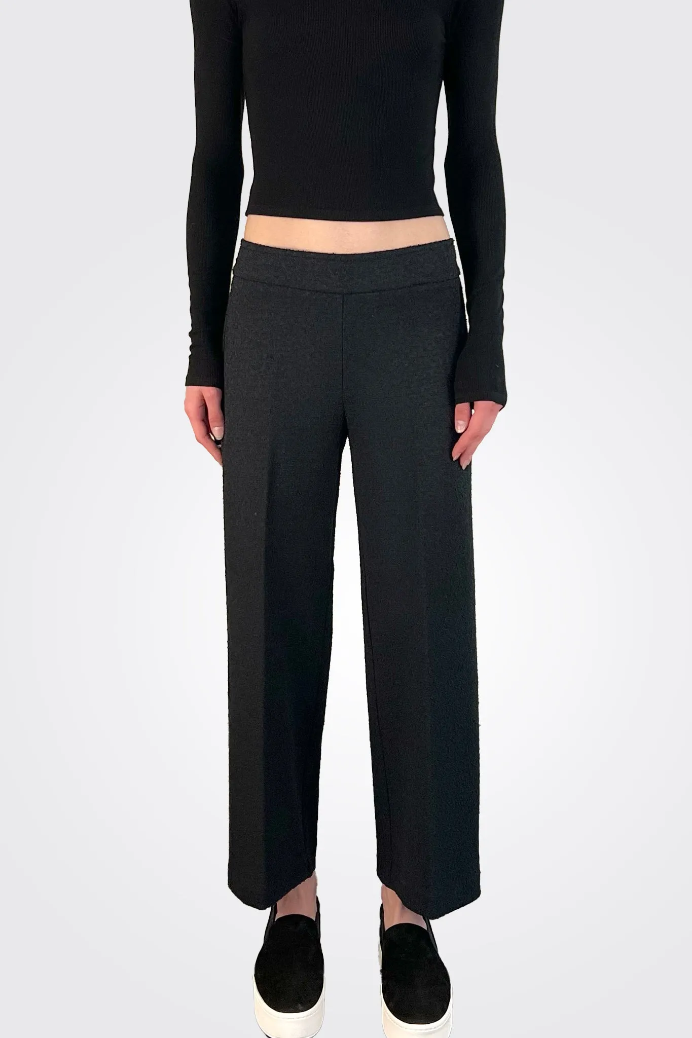 Alex Boucle Pant - Black