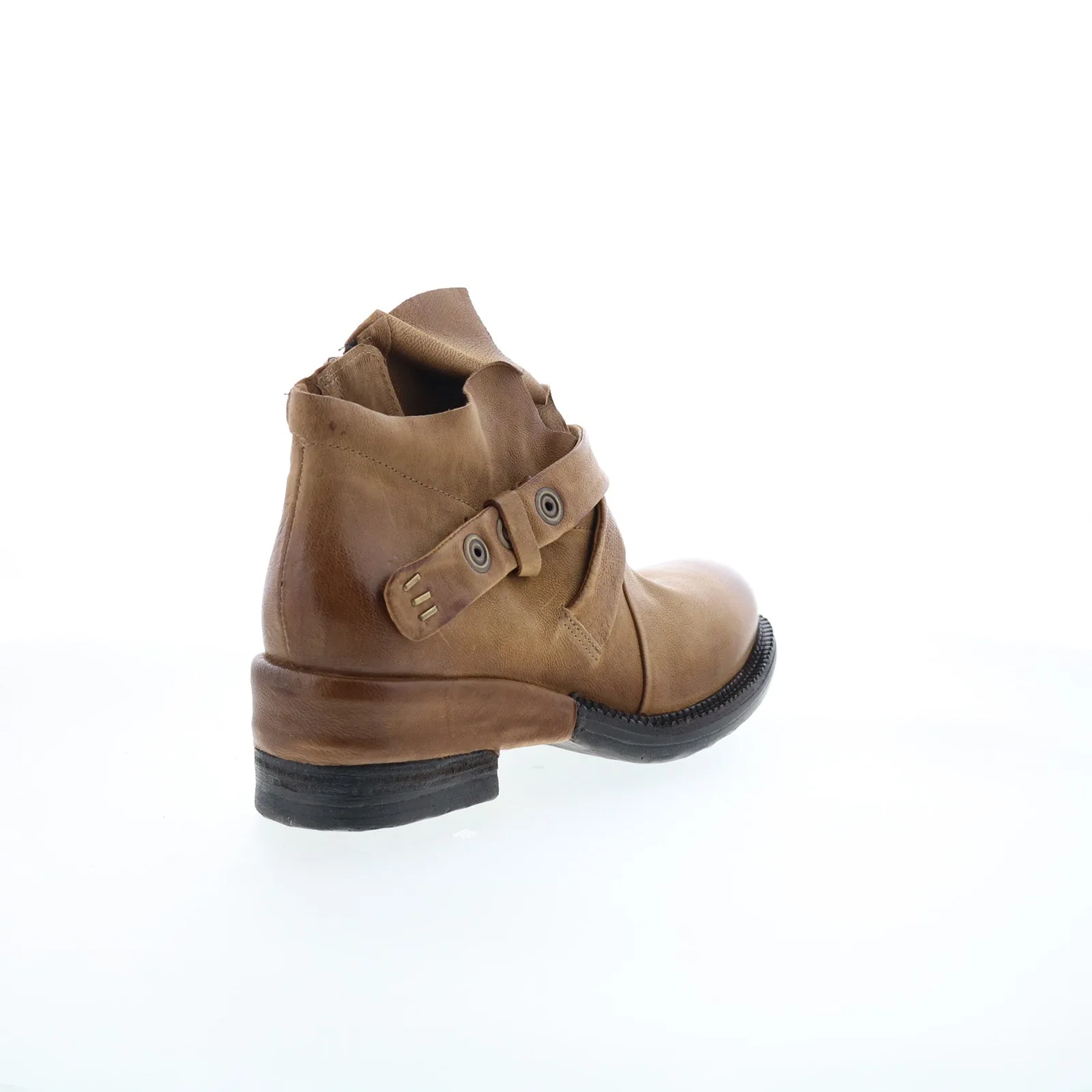 A.S. 98 Martina Womens Brown Leather Zipper Casual Dress Boots