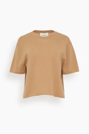 Cila Cashmere T-Shirt in Savannah