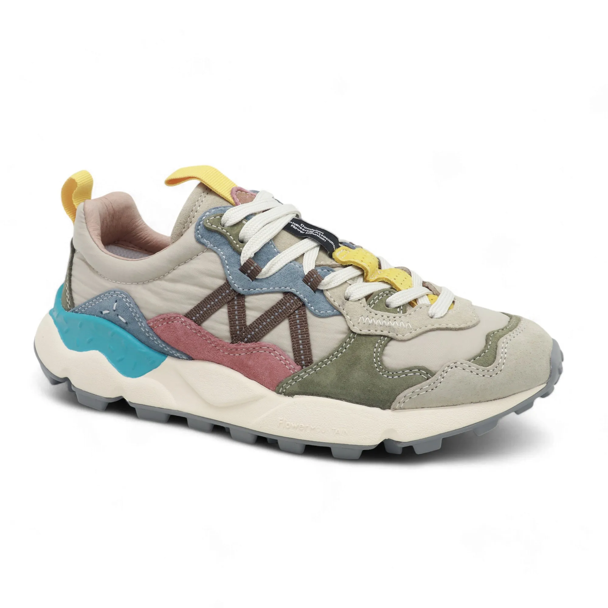 Flower Mountain Lenzan Cream-light green