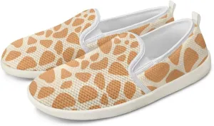 Jeiento Animal Print Casual Shoes for Women Anti-Skid Slip-On Loafers Breathable Walking Shoes