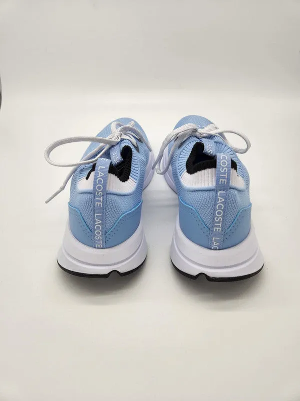 Lacoste Men's Run Spin Knit Sneakers Light Blue/White 44SUJ0014 2K7