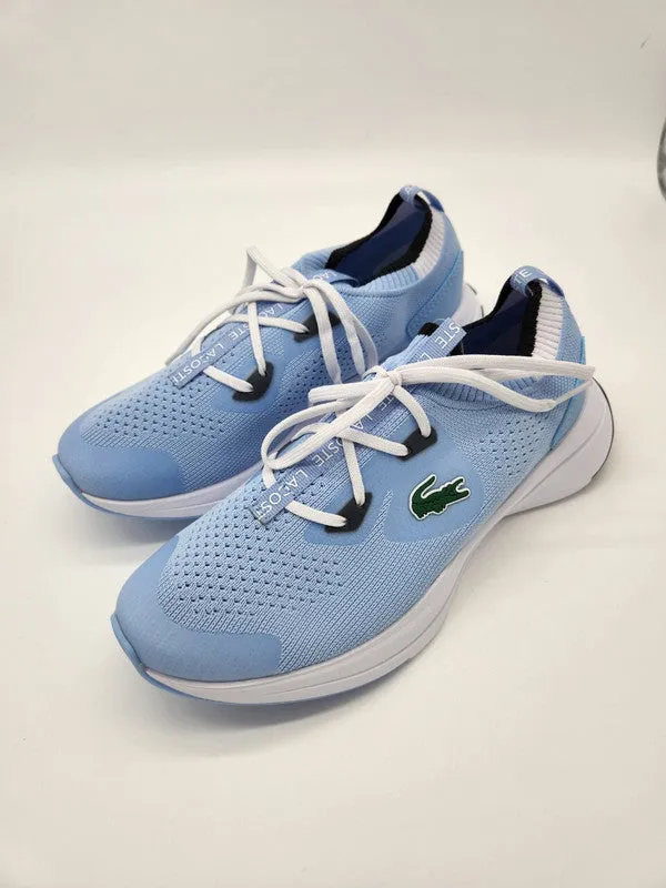 Lacoste Men's Run Spin Knit Sneakers Light Blue/White 44SUJ0014 2K7