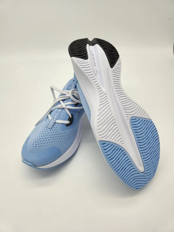 Lacoste Men's Run Spin Knit Sneakers Light Blue/White 44SUJ0014 2K7