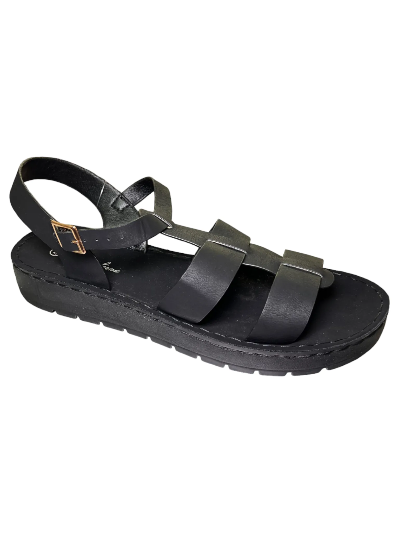 Ladies Stitched Rugged Grip-Sole Sandals (Only Size 43/12)