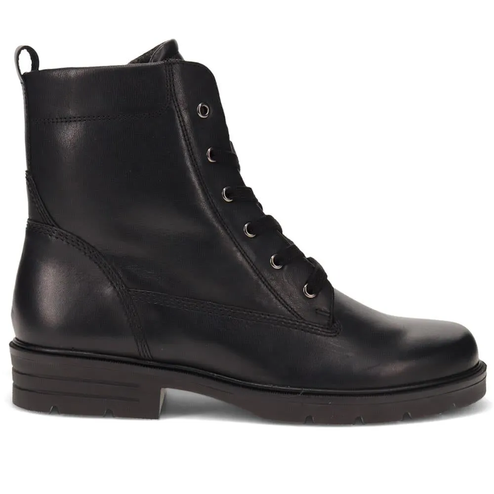 Leather Lace-Up Ankle Boots - GAB40530 / 326 336