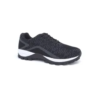 Mt. Emey 9705 Grey - Men's Knitted Athletic walking Shoe with Laces