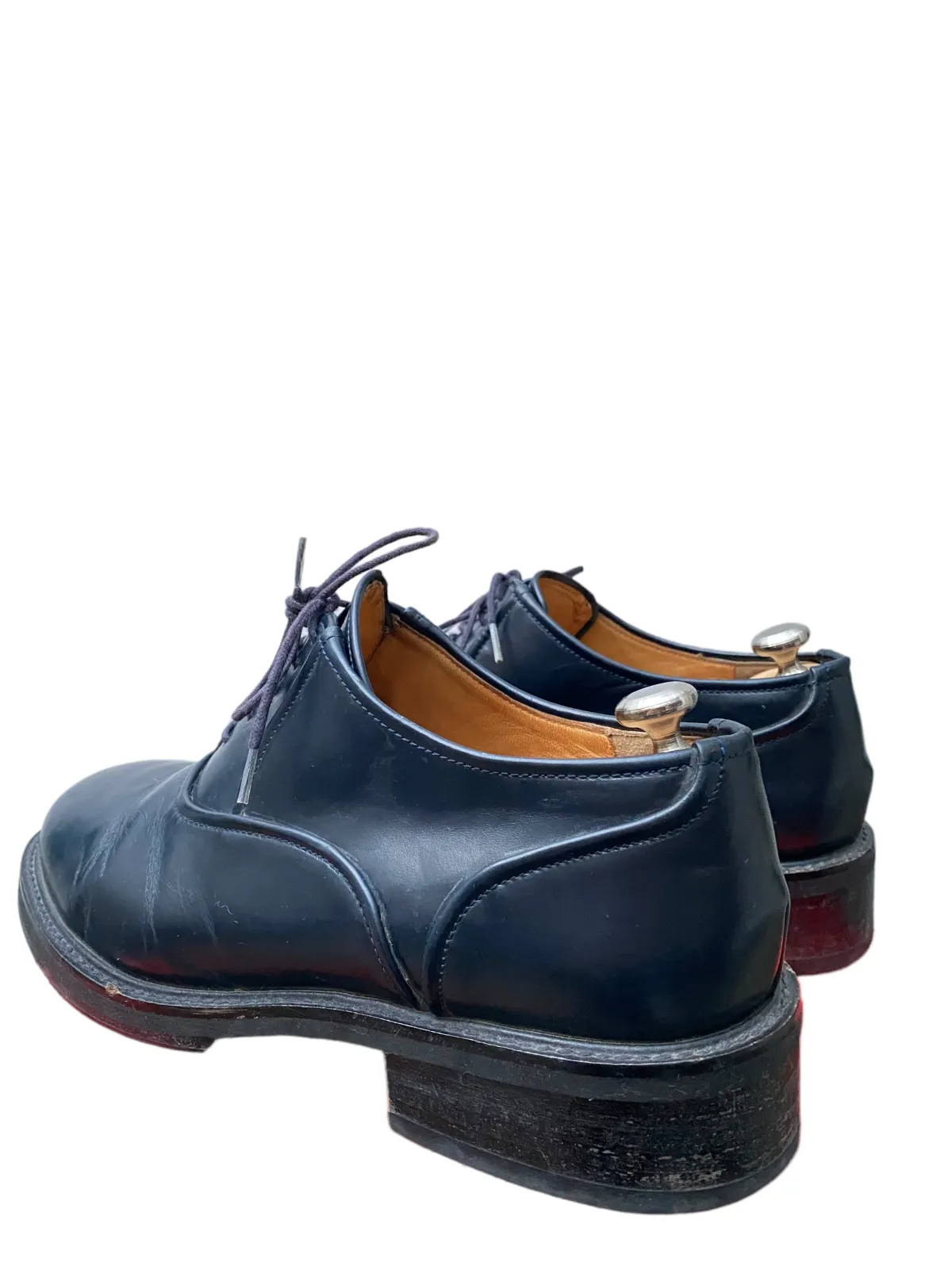 Navy Derbies Shoes