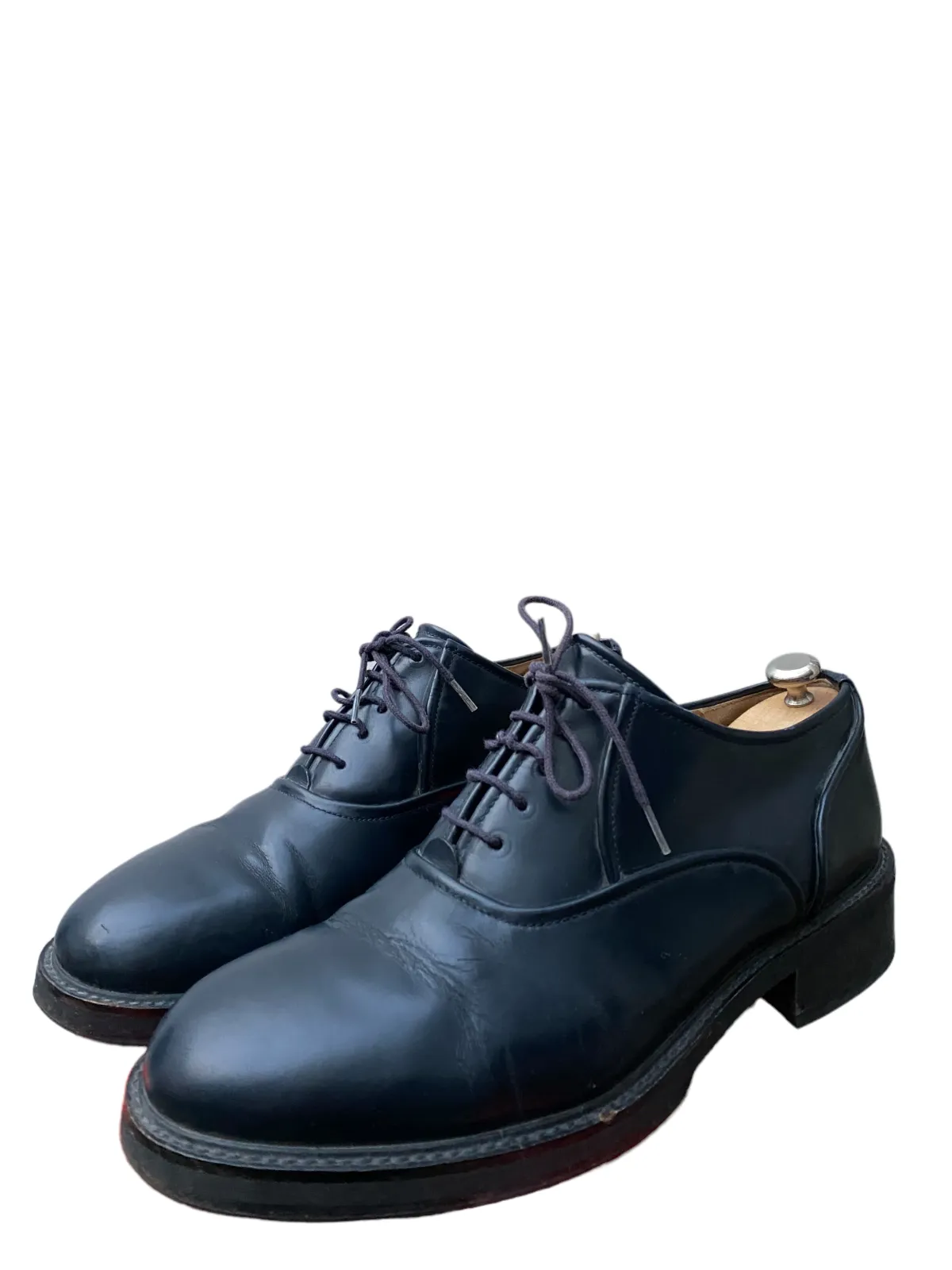 Navy Derbies Shoes