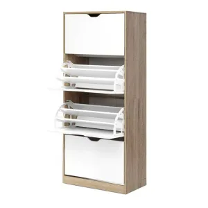 NNEDSZ 48 Pairs Shoe Cabinet Rack Organiser Storage Shelf Wooden