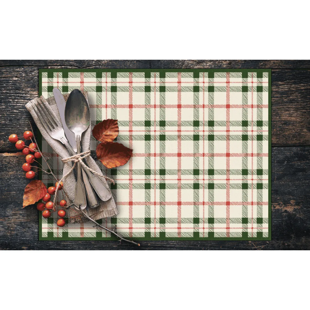 Noelle Placemat | Cream - Premium Vinyl Mat