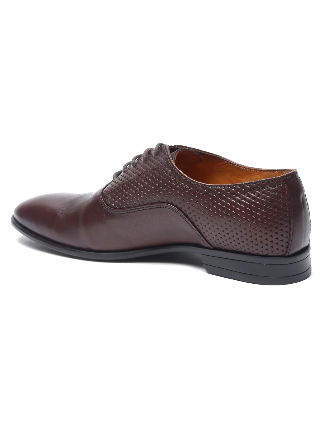 Pelle Albero Brown Derbies for Men