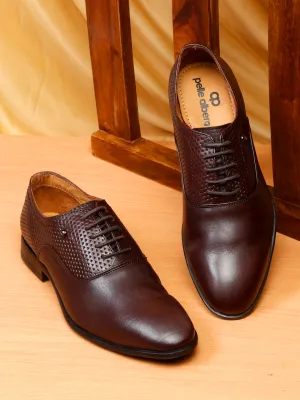 Pelle Albero Brown Derbies for Men