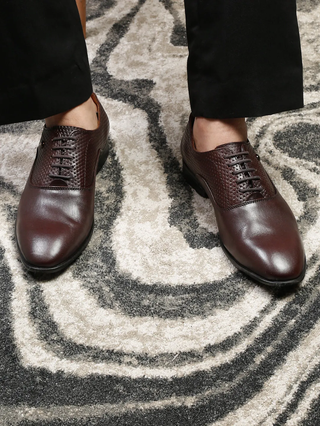 Pelle Albero Brown Derbies for Men
