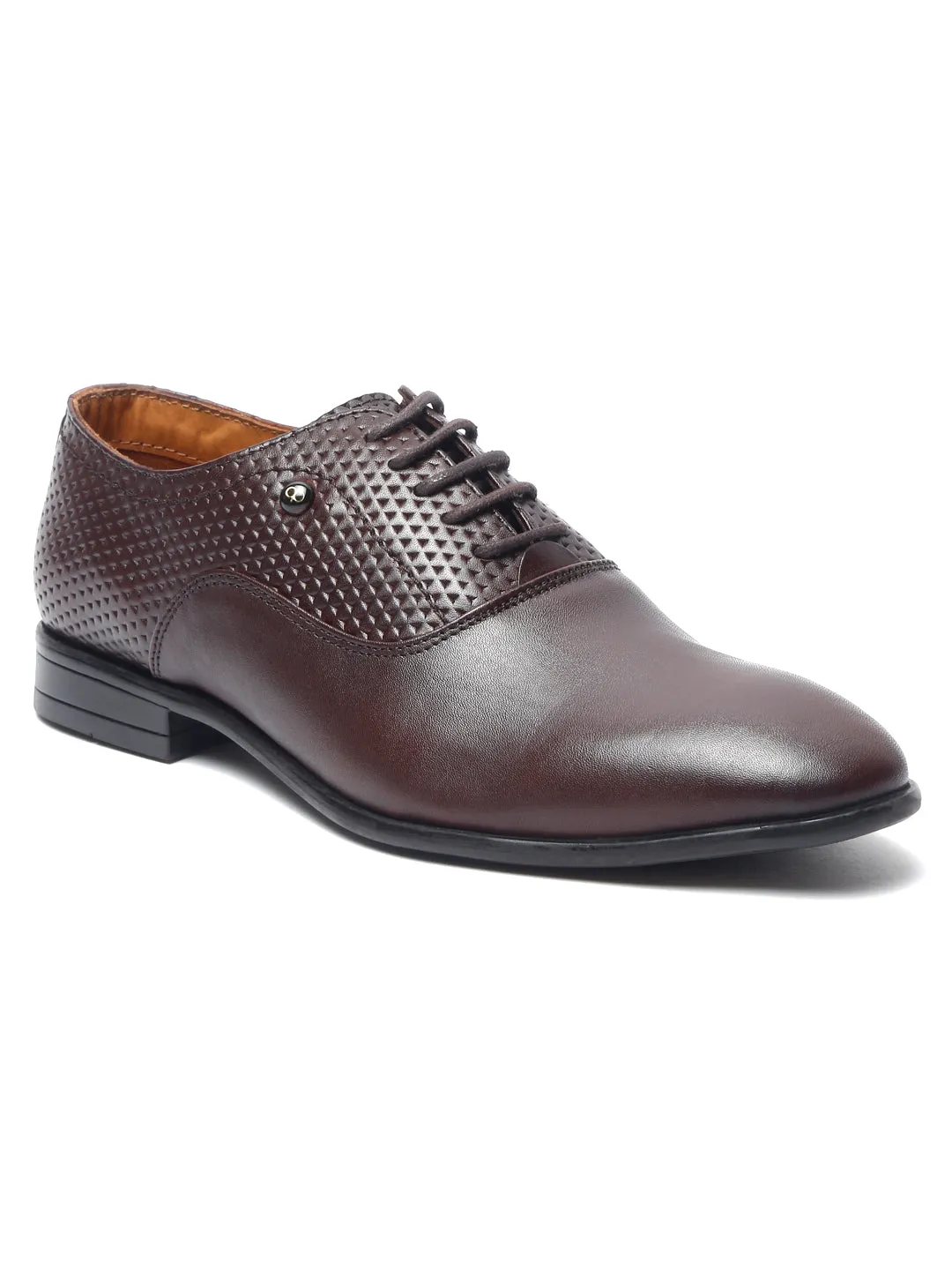 Pelle Albero Brown Derbies for Men