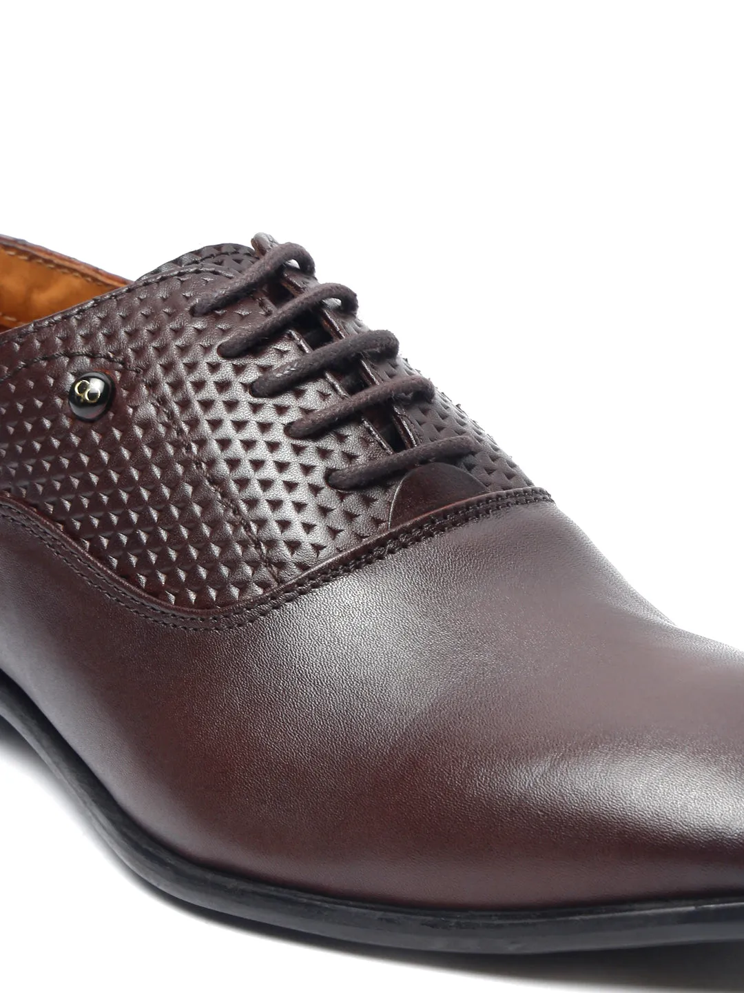 Pelle Albero Brown Derbies for Men
