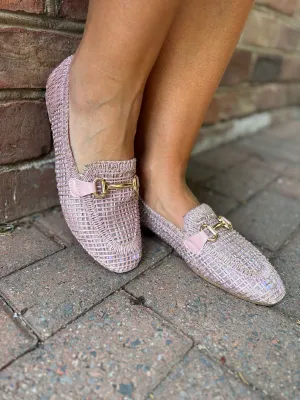 Pink Chain Weave Loafer