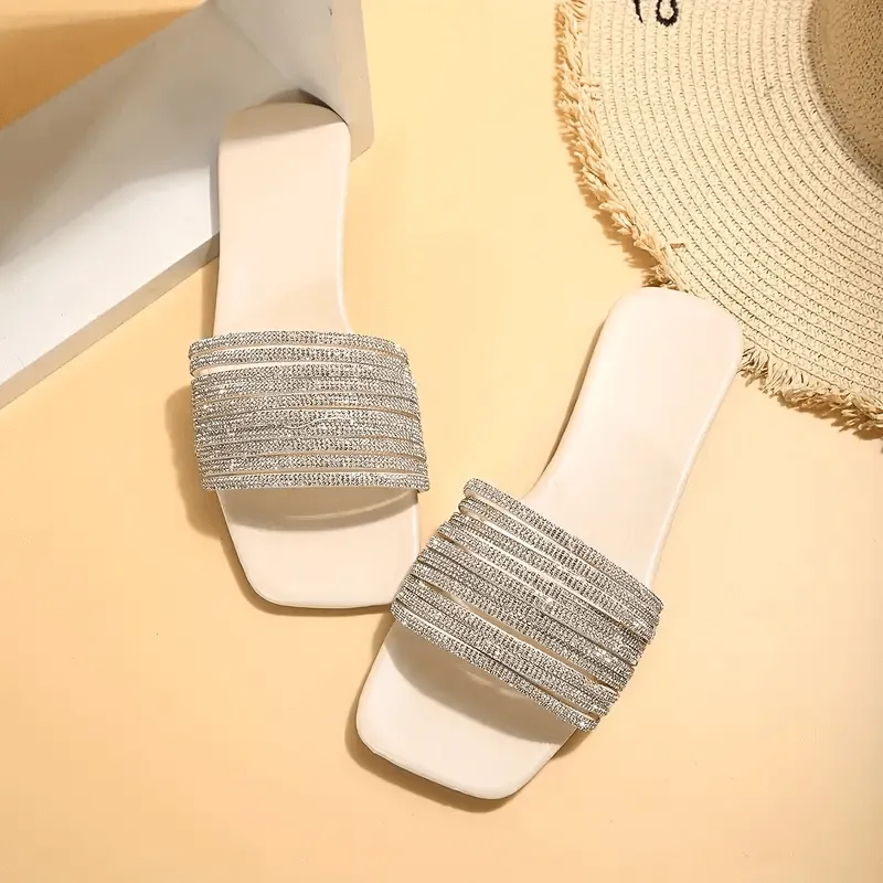 RhineStone Flat Sandal