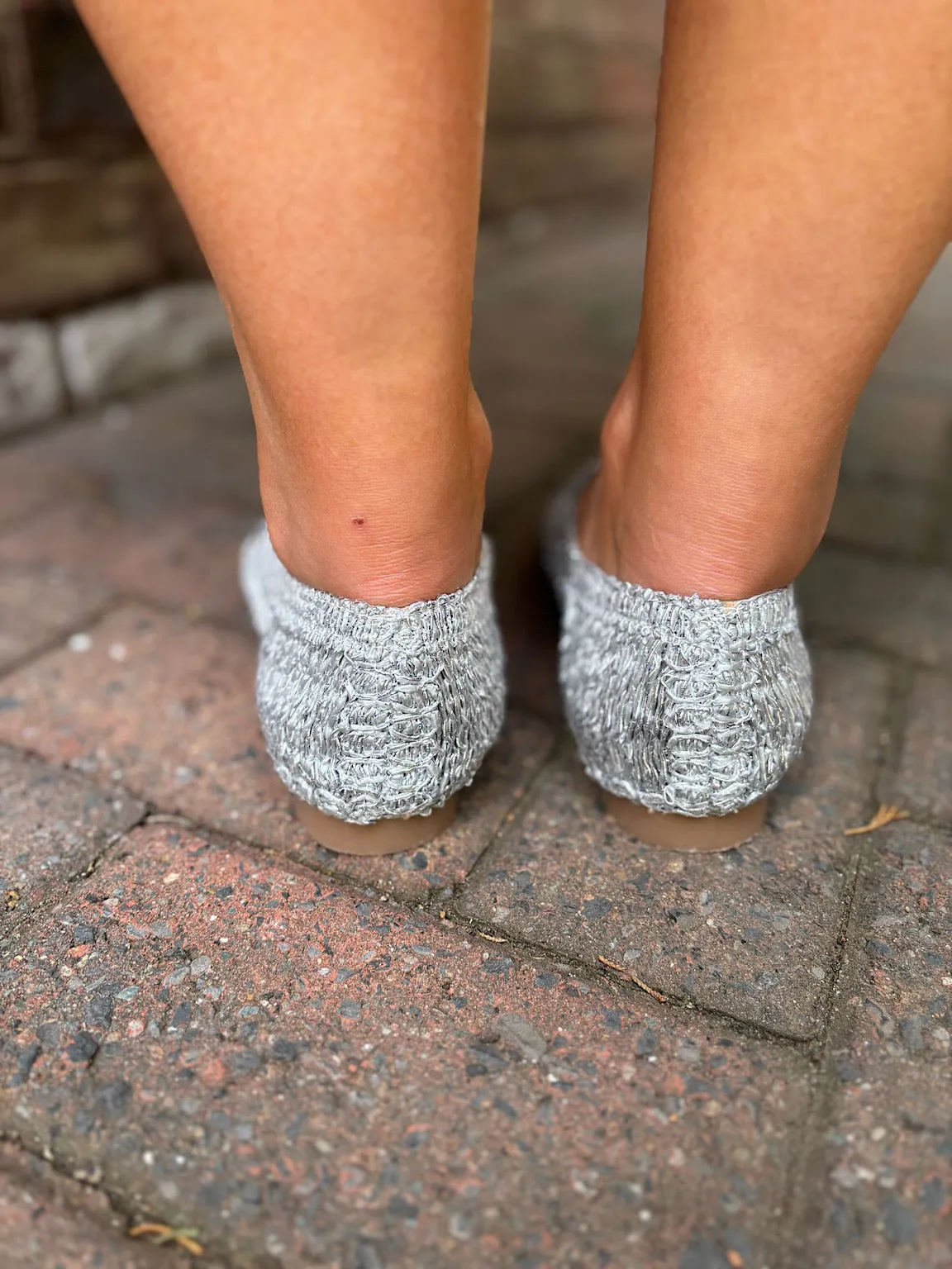 Silver Chain Weave Loafer