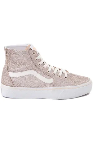(U16B7A) Glitter Sk8 Hii Tapered Shoes   Macadamia