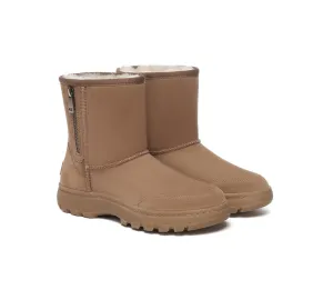 Zipper Short Outdoor Boots